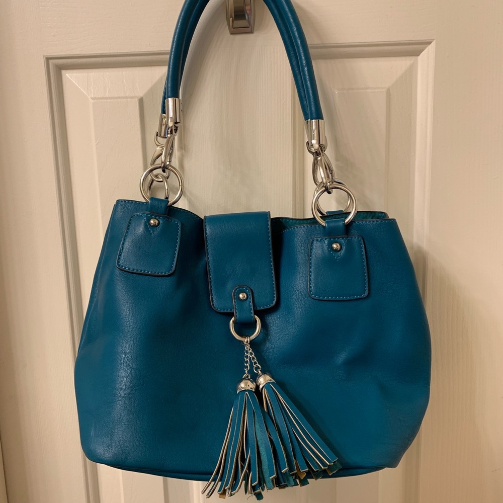 Blueish Green Purse